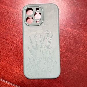 Floral sage Green iPhone 16 pro max Case